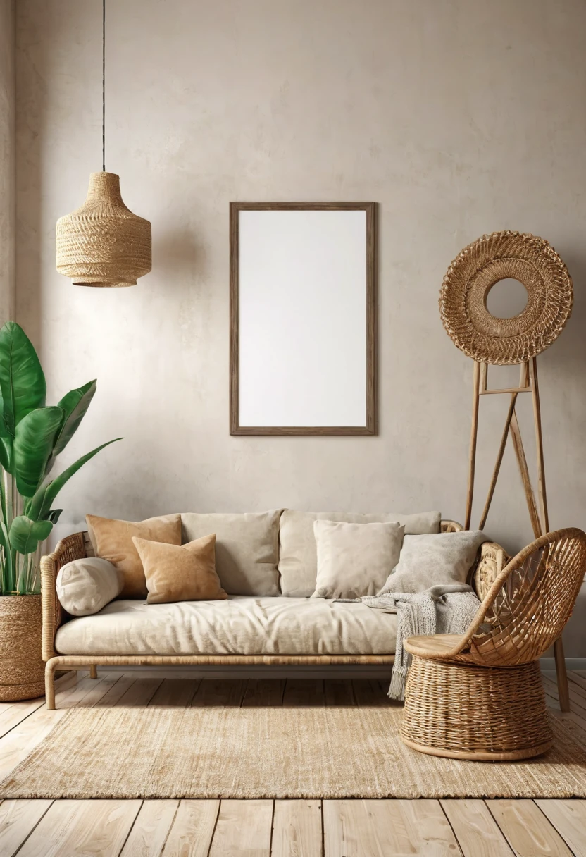 Mock up frame in unisex children room interior background, 3D render,interior, home, furniture, living, luxury, room, decoration, wall, sofa, decor, wooden, indoor, frame, retro, old, style, african, beige, canvas, ethnic, grunge, living room, mid, poster, trend, bouquet, neutral, rustic, art, blank, bohemian, century, concrete, empty, mock, modern, template, dry, lifestyle, nomadic, wicker, background, pampas, chair, light, house, table, 3d render, floor, lamp