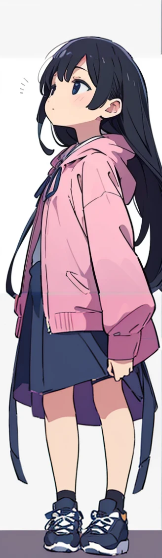 whole body、Clothes are on、Wearing shoes