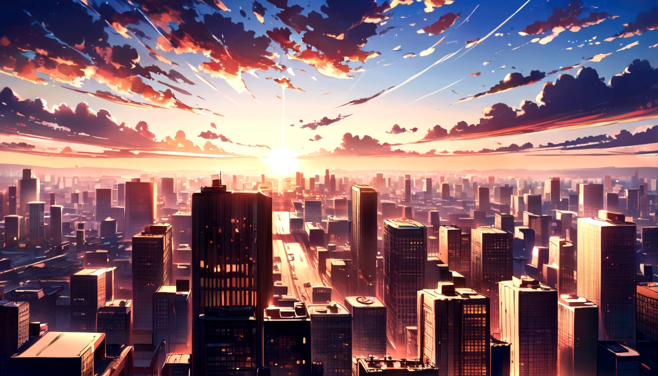 Zoom Office Background Morning Light, Windows, City View