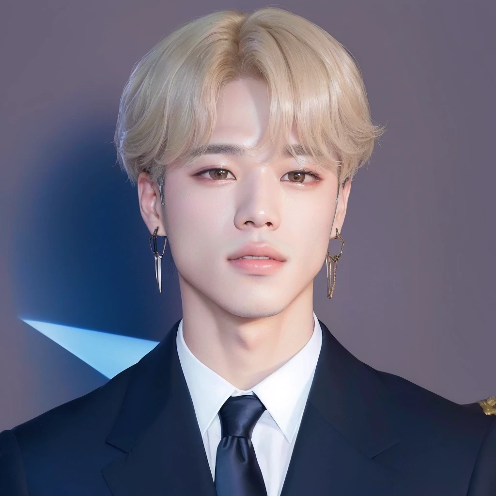 Arafed image of a man in a suit and tie posing for a photo., Jimin, Jimin\full lips, Jimin\his right eyelid is swollen, park Jimin, accurate Jimin face, Jimin\'s grecian nose, taken in the early 2020s, Yanjun Chengt, kpop idol portrait, Jimin