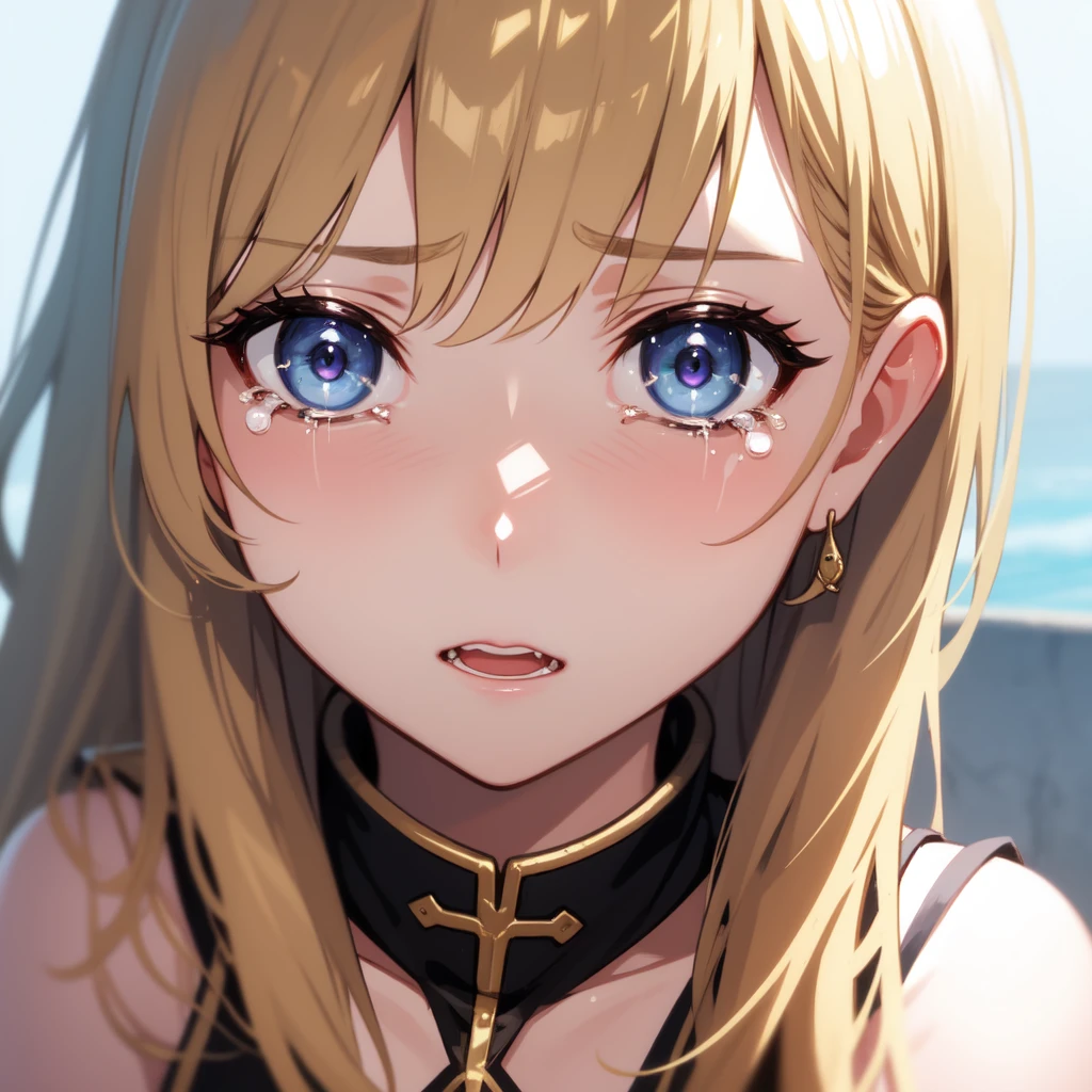 Cinematic lighting, ((Best Quality)),((extremely_Detailed_Eyes_And_Face)),((((inky)))),((Illustration)),depth of fields,((Extremely detailed)),((watercolor paiting)),((Anime Face)),(((Dramatic_Angle))),Medium_Breast,(8K_Wallpaper),((Bright_Eyes)), (up looking_で_Viewers),(an detailed organdie dress),(((((very_Close_To_Viewers))))),((sleepy)),((masutepiece)),((((((surrounded_in door_Heavy_floating_Sand_Flow_And_floating_sharp_stony)))))),(((((Messy_long_hair))))),((((veils)))),Focus_SUI_Face,(上半身_Body),(Bare_Shoulder),((((1girl in)))),(Golden_手链),(Long thread),((Sunset)),lens_f lare,light_leaks,((Detailed_Beautiful_A desert_with_cacti)),Medium_Wind,(Detailed_Beautiful_skyporn)
