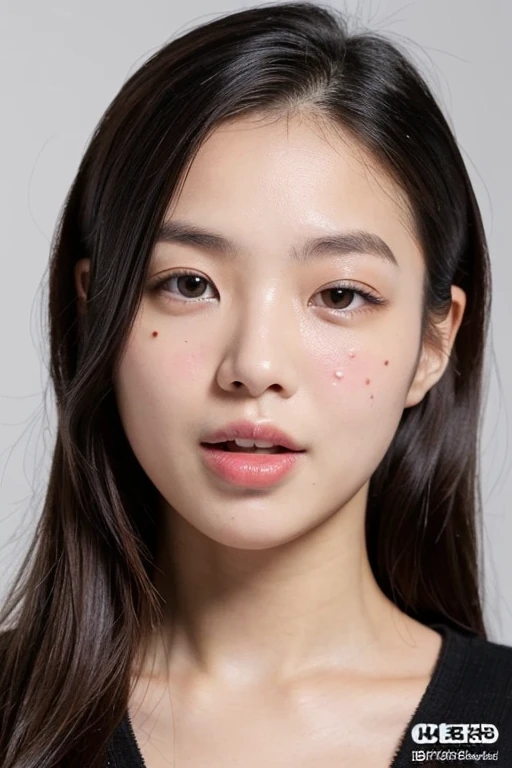 ((best quality)), ((masterpiece)), (detailed), young woman after facial cumshot
