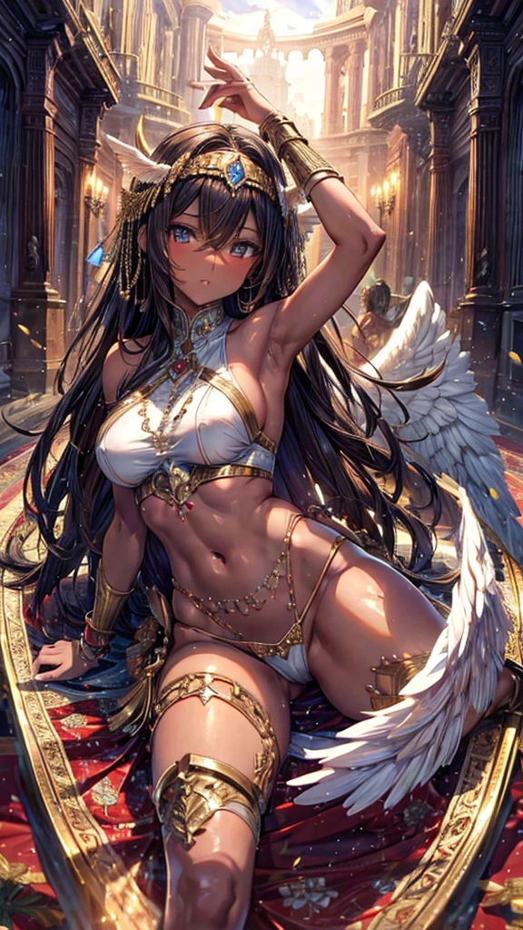 Brown skin Beautiful War Goddess Sexy high leg Angel's wing Gal Angel Lewdな顔 Vulgar tattoos Lewd Fallen Angel The despised angel Vulgar pose Spread your legs Fallen Angel使 Pleasure Fall Fallen War Goddess Big Breasts Laevatein Tough high-leg A loving smile Torn clothes after a battle Glowing Skin Sweaty Elf Loving Mother Goddess with heavy weapons Goddess with an assault rifle Goddess holding a gun