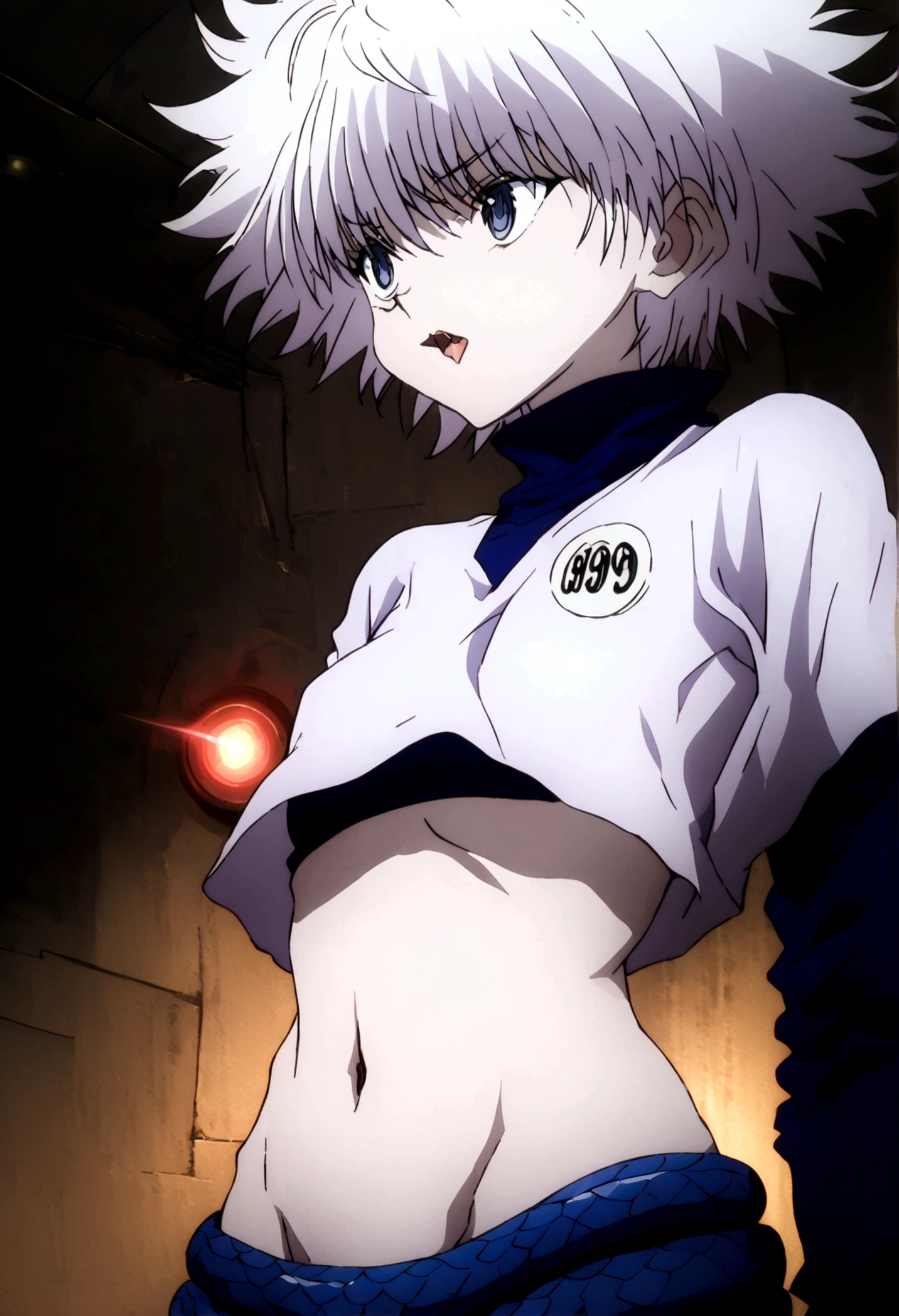 killua ahegao navel lamia body