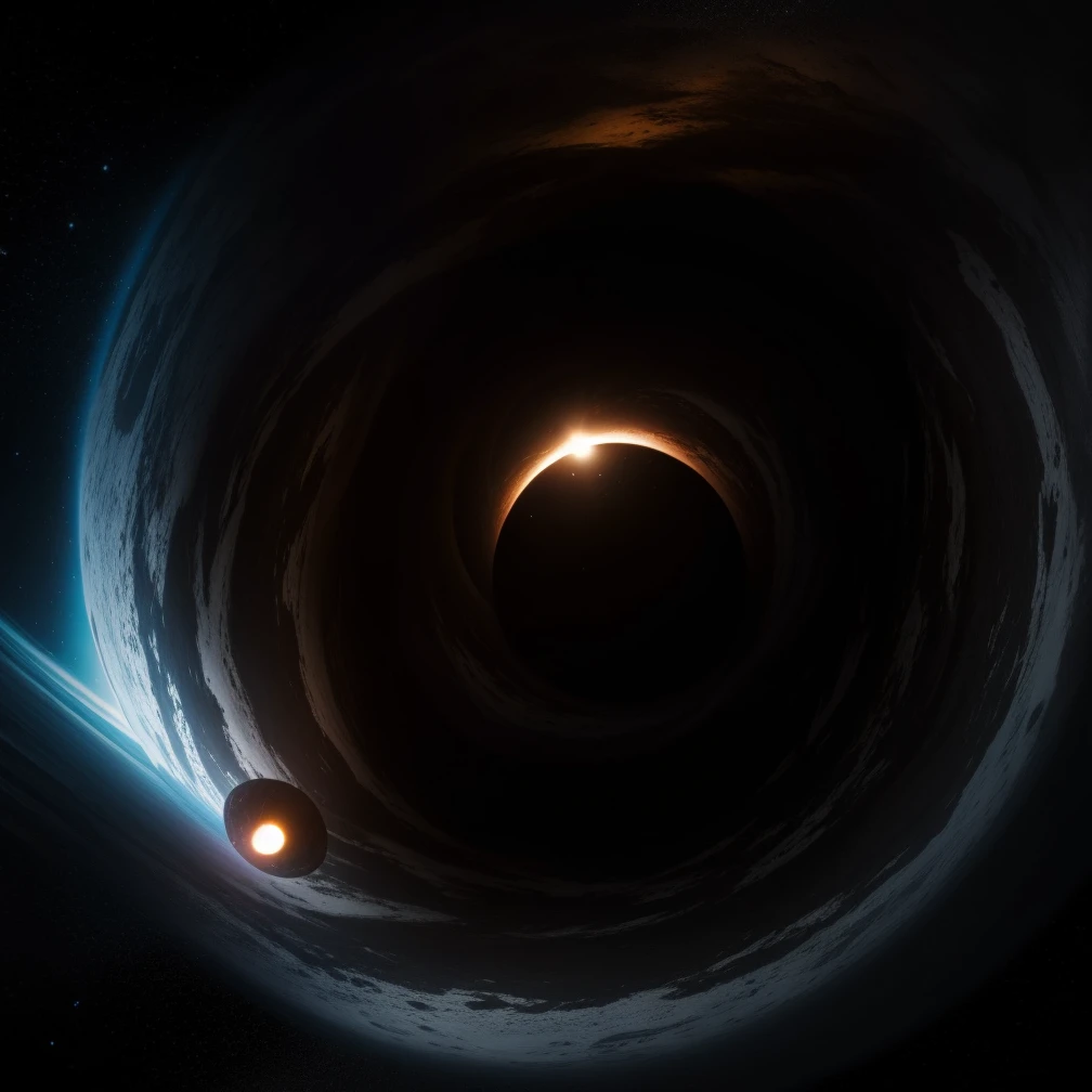 Black Hole mysterious Trick Art
