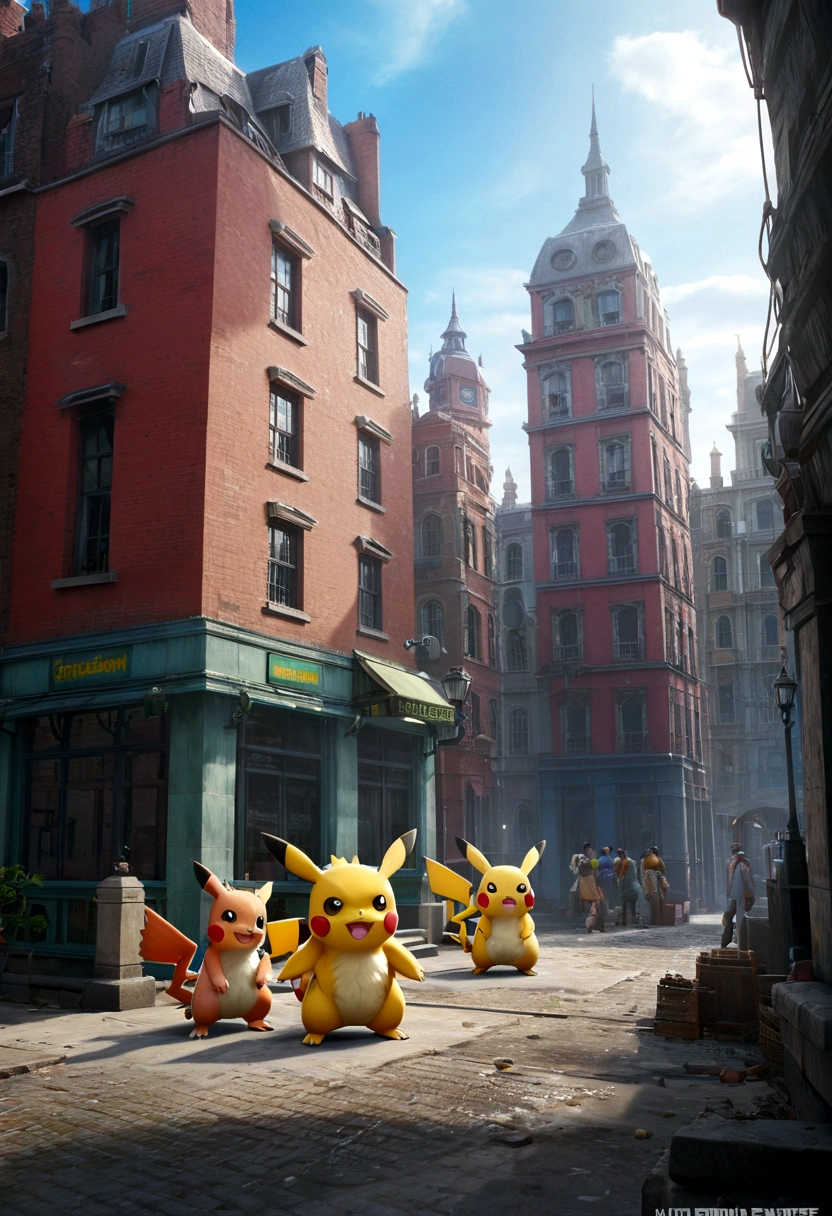A pokemon tournament, pokemon characters, digimon characters, dynamic action poses, colorful digital world, 3d rendering, highly detailed, cinematic lighting, vibrant colors, dramatic composition, (best quality,4k,8k,highres,masterpiece:1.2),ultra-detailed,(realistic,photorealistic,photo-realistic:1.37)