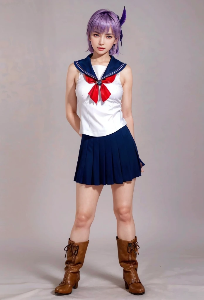 Ayane, (best quality, ultra-detailed), (realistic:1.37), beautiful and detailed face, ultra-realistic texture, delicate face, delicate body, red lipstick, bright colors. High definition, 8K.