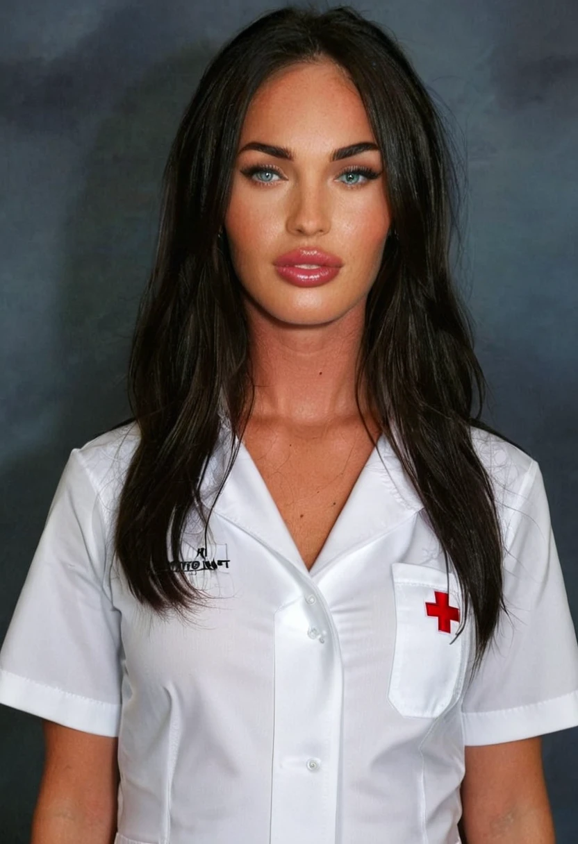 young megan fox, nurse in sperm bank, deep neckline