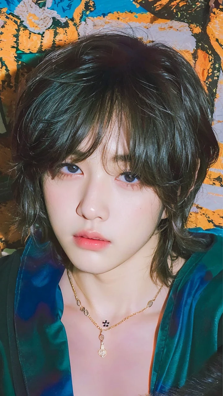 Ulzzang boy, ulzzang, Korean ulzzang boy, boy, cute face, cute eyes, cute, blonde hair, choi soobin, soobin from txt, choi soobin, soobin, small smile 