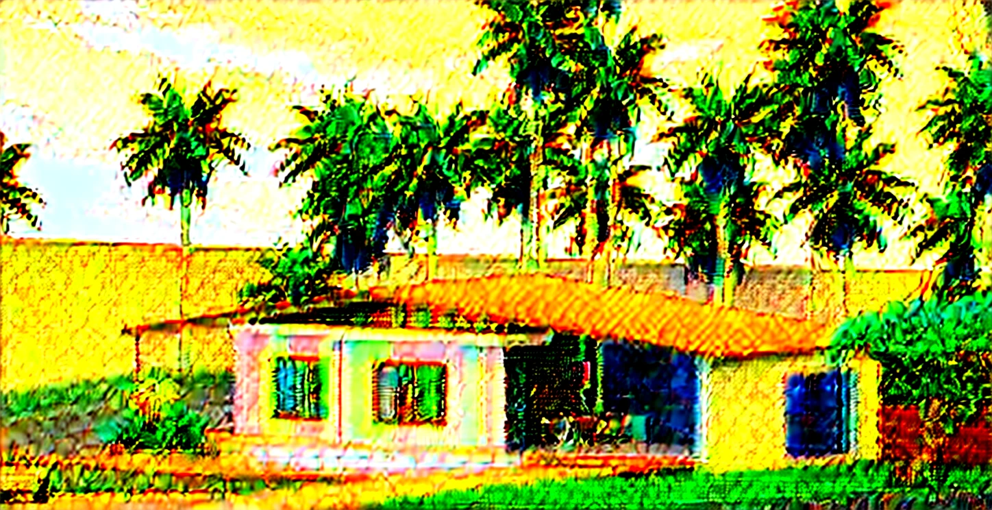 Masterpiece, high quality, best quality, authentic, super detail, outdoors, onestoreyvillaXL, aiaigroup, house style modern on the street ,stairs, white wall ,road,pavement, grass, trees, sky, cloud, (daylight:1.1)