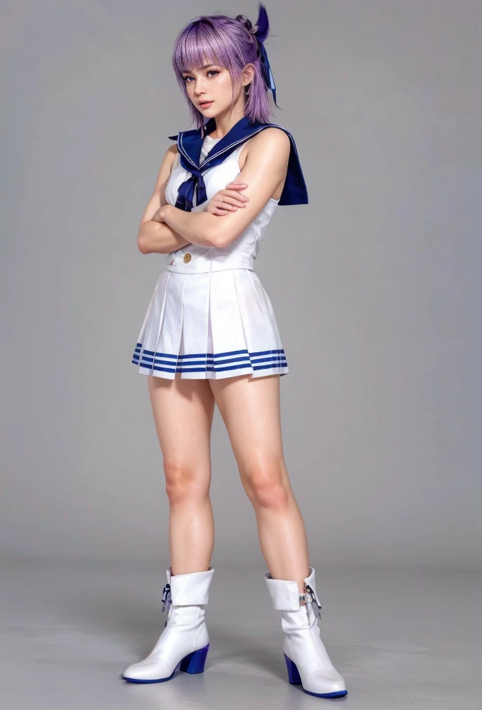 Ayane, (best quality, ultra-detailed), (realistic:1.37), beautiful and detailed face, ultra-realistic texture, delicate face, delicate body, red lipstick, bright colors. High definition, 8K.