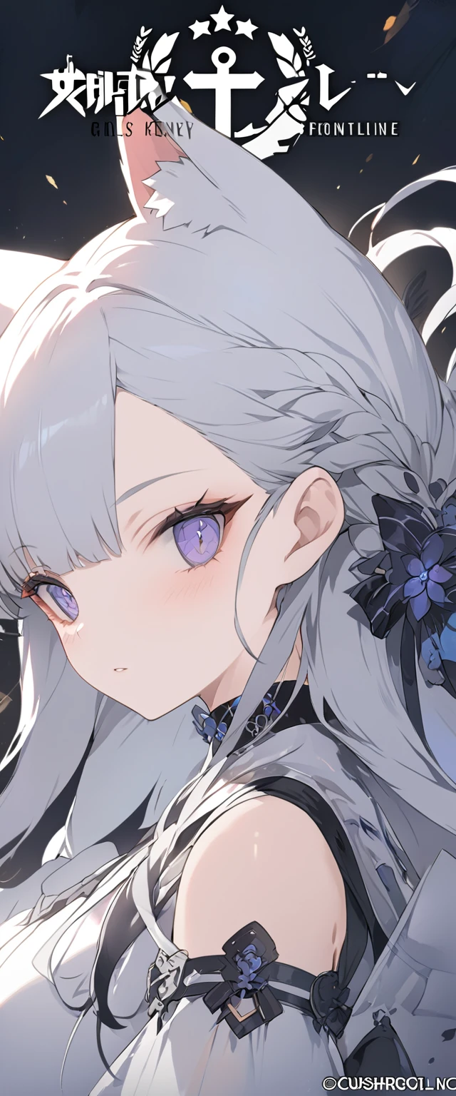 a close up of a woman in a costume with a cat ears, onmyoji detailed art, onmyoji portrait, onmyoji, seductive anime girl, beautiful alluring anime woman, cute anime waifu in a nice dress, from girls frontline, cushart krenz key art feminine, fine details. girls frontline, characters from azur lane, anime goddess