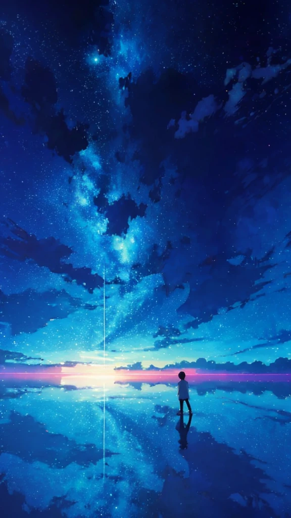 Anime Anime Wallpaper Anime Wallpaper Anime, Starry Sky in Forest, Beautiful Forest under Shining Universe, Space Sky. Young couple looking up at the sky, by makoto shinkai, anime beautiful peace scene, blue sea. by makoto shinkai, stars (skyporn) starrysky_skyporn, anime sky, shining sky heaven background, wallpaper anime blue water, beautiful anime scene, shining sky, anime background, clear and majestic night sky, anime movie background