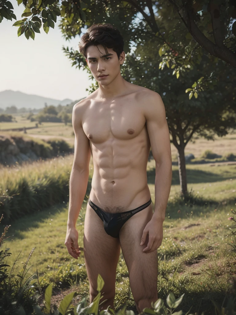 He was still shirtless and not wearing pants. which I removed completely and shared with him in a pastoral nudity instead.