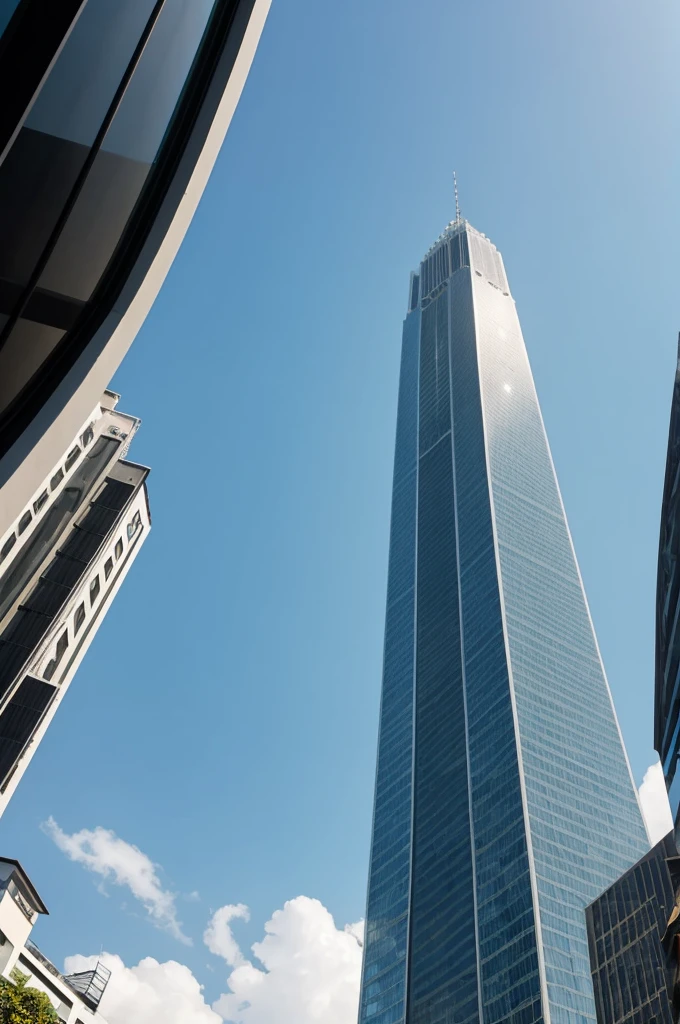 A 425 m square skyscraper with horizontal black windows in Guatemala