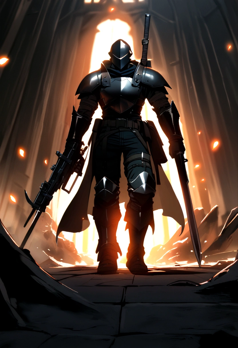low level mercenary using cheap weapons and cheap armor