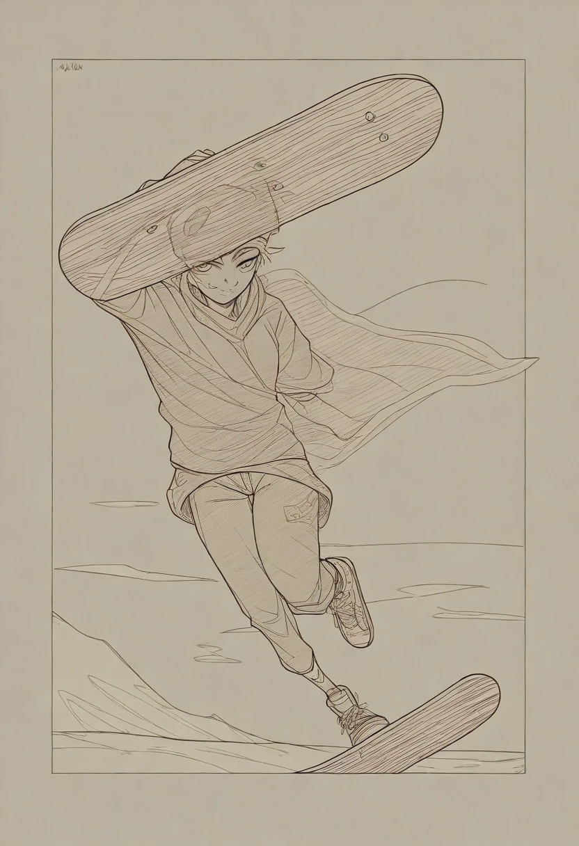 A drawing of a mountain peak and a line drawing of a person on a snowboard, Draw with Microsoft Paint, Draw with single line, Ocean sketch drawn in MS Paint, One-line diagram, Single line drawing, Minimalist line drawing, Minimalist Line Art, 粗Line Drawing, A line graph, Line Drawing, Bold Line Art, Line Drawing, Simple line art