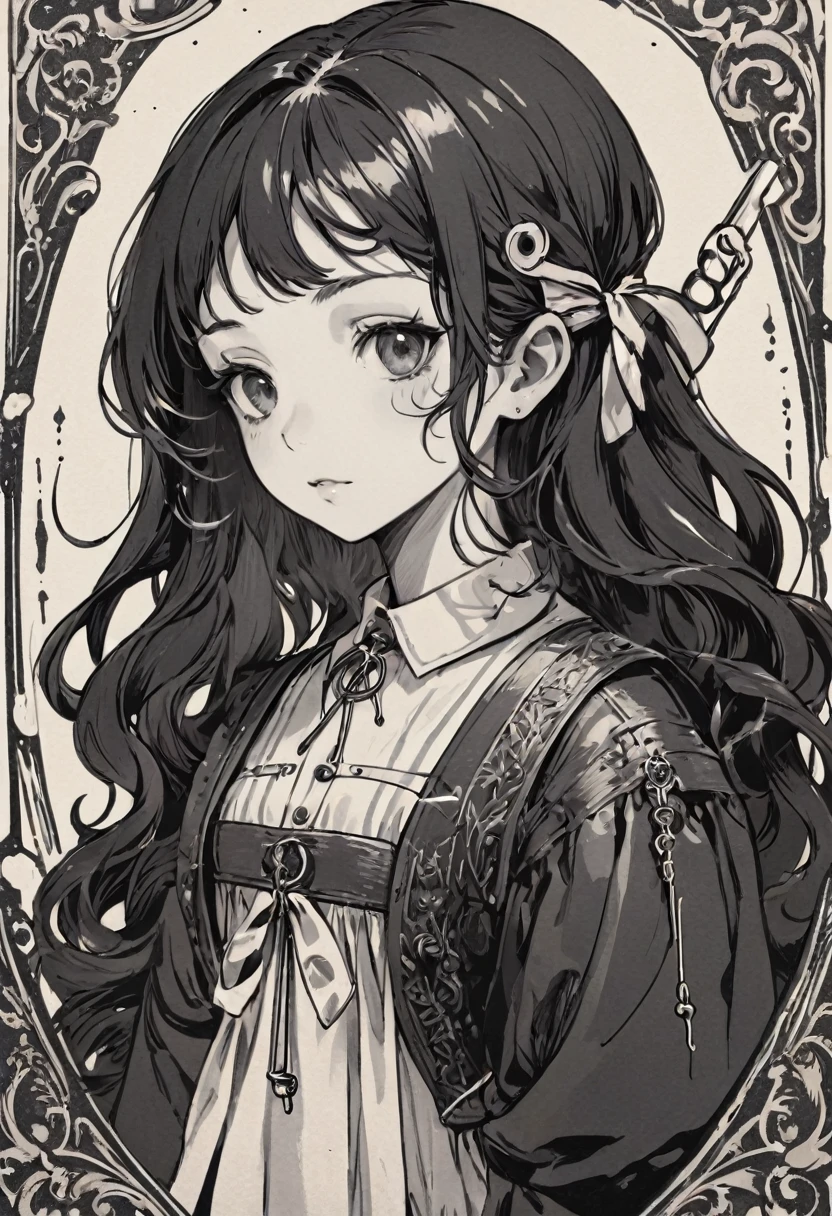 th1ckan1m3Fr3ckles, freckles, long hair,