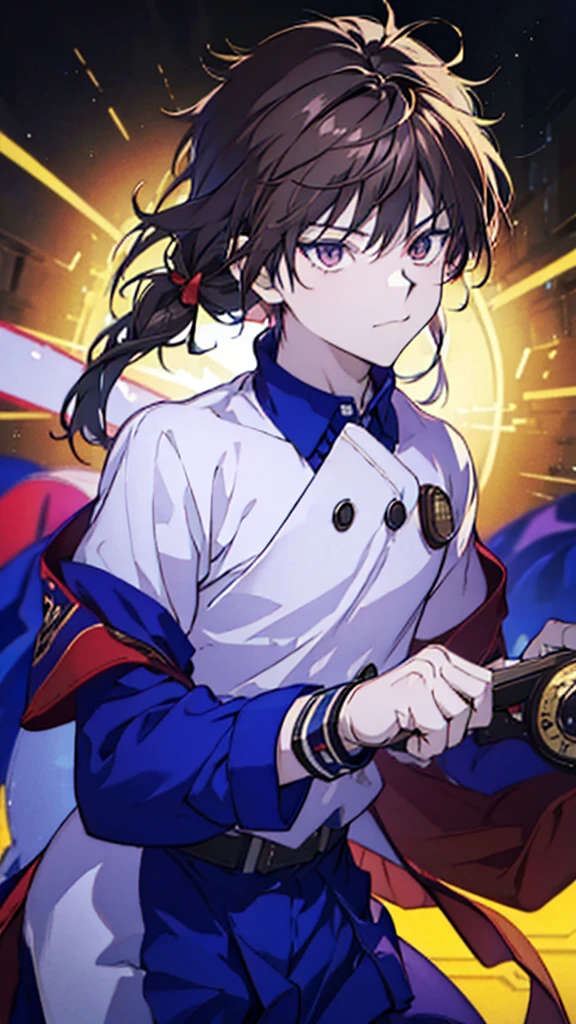 Anime boy with brown hair and stylish clothes, Hololive, From the Azur Lane video game, Live2D Virtual Youtuber Model, Azur Lane Style, pixiv daily ranking, Popular on pixiv, Details of 8k characters, Top rated on pixiv, Visual Novel CG, Pixiv 3DCG, I deny that, Topics on pixiv