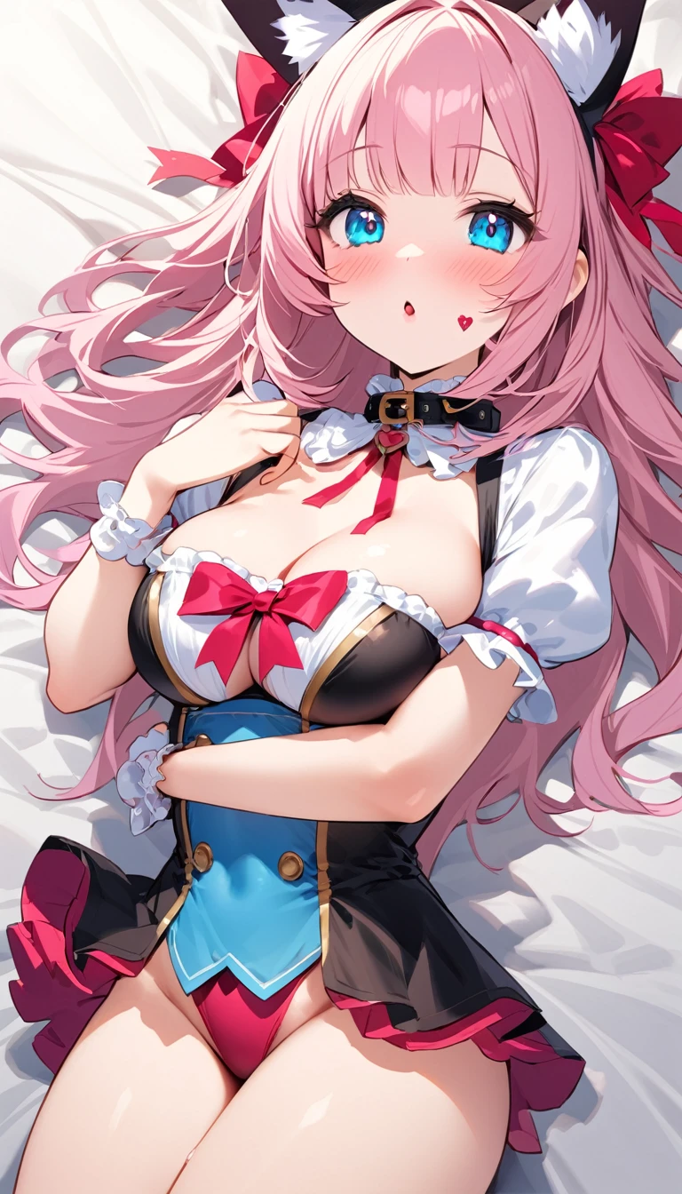 {{{{{16k}}}}}, {{{{{She is forcibly transformed into a love doll that can be freely fucked, regardless of her own will, fitted with a collar and converted into a Cute saint silicone love doll, and when a large amount of silicone agent is poured into her, her breasts become even larger and deeper with cleavage, her expression got cute feminine, her eyes and skin are changed to fake silicone ones, Her proudly shiny hair is replaced by a wig, and her body, face, and poses are converted into a silicone love doll idealized by her master, her ears transformed into cat's ears, When she is injected with a large amount of cuteness silicone and her face is remade into a super cute face, Completely transformed into a silicone love doll she loses her energy and lies on her back on the bed with a blank expression on her face}}}}},{{{{{Ultra High-resolution realistic movie of neat virgin silicone love doll as pretty as a actress in luxury bedroom}}}}},{{Extremely detailed}},{{{{{integrated her head pure small, thick lips, Enchanting thick gross idol's Lips}}}}},{{{{{bang hair}}}}},{{{{{She get more attractive and smoother her body, Her white tits are so fluffy, and are depicted in great detail without any willpower}}}}}