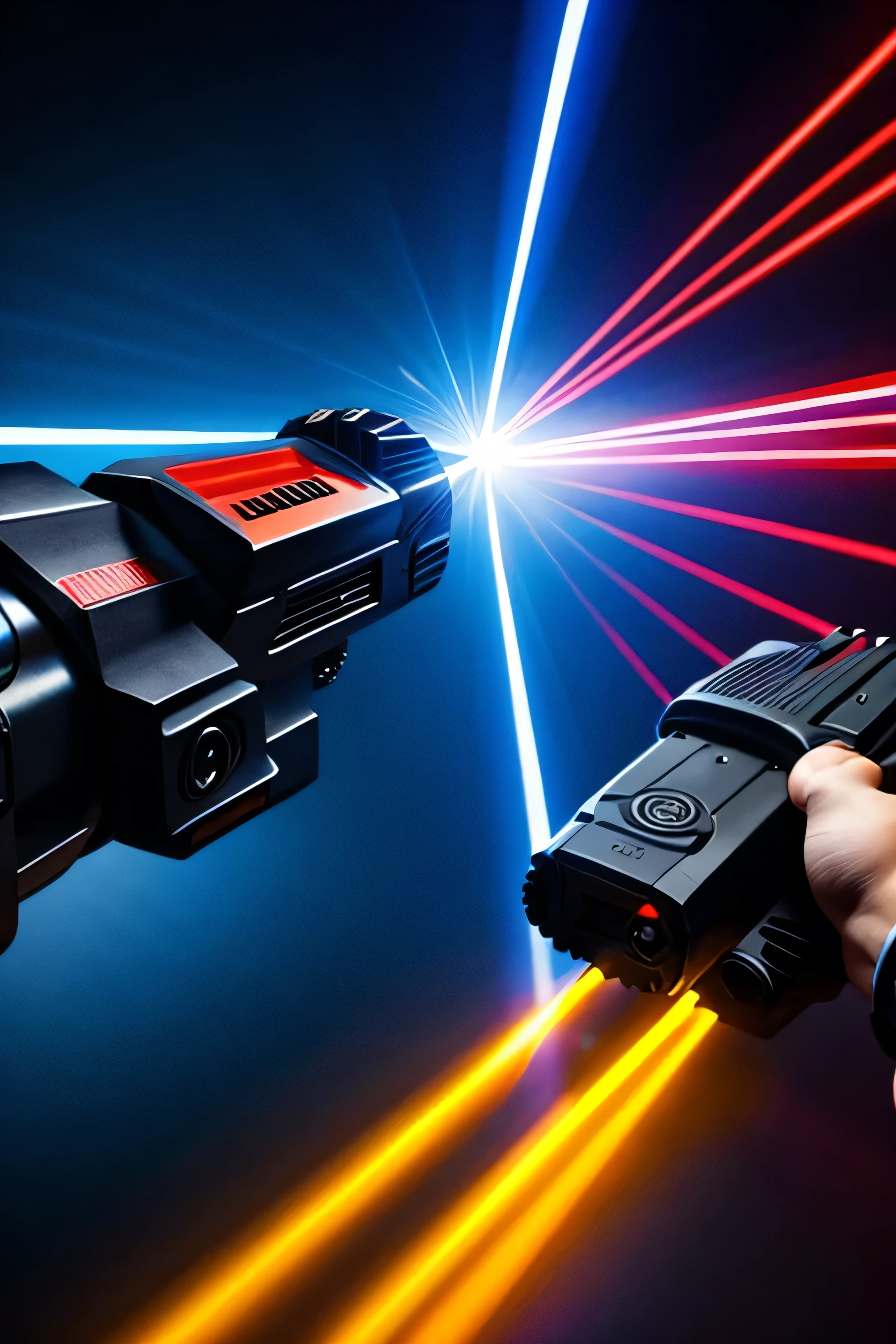 laser guns