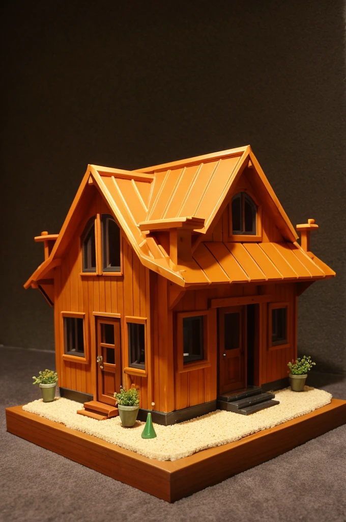 Made a house with seabuckthorn berry