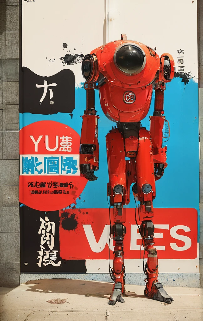 On a bright red campus"YES"Character
