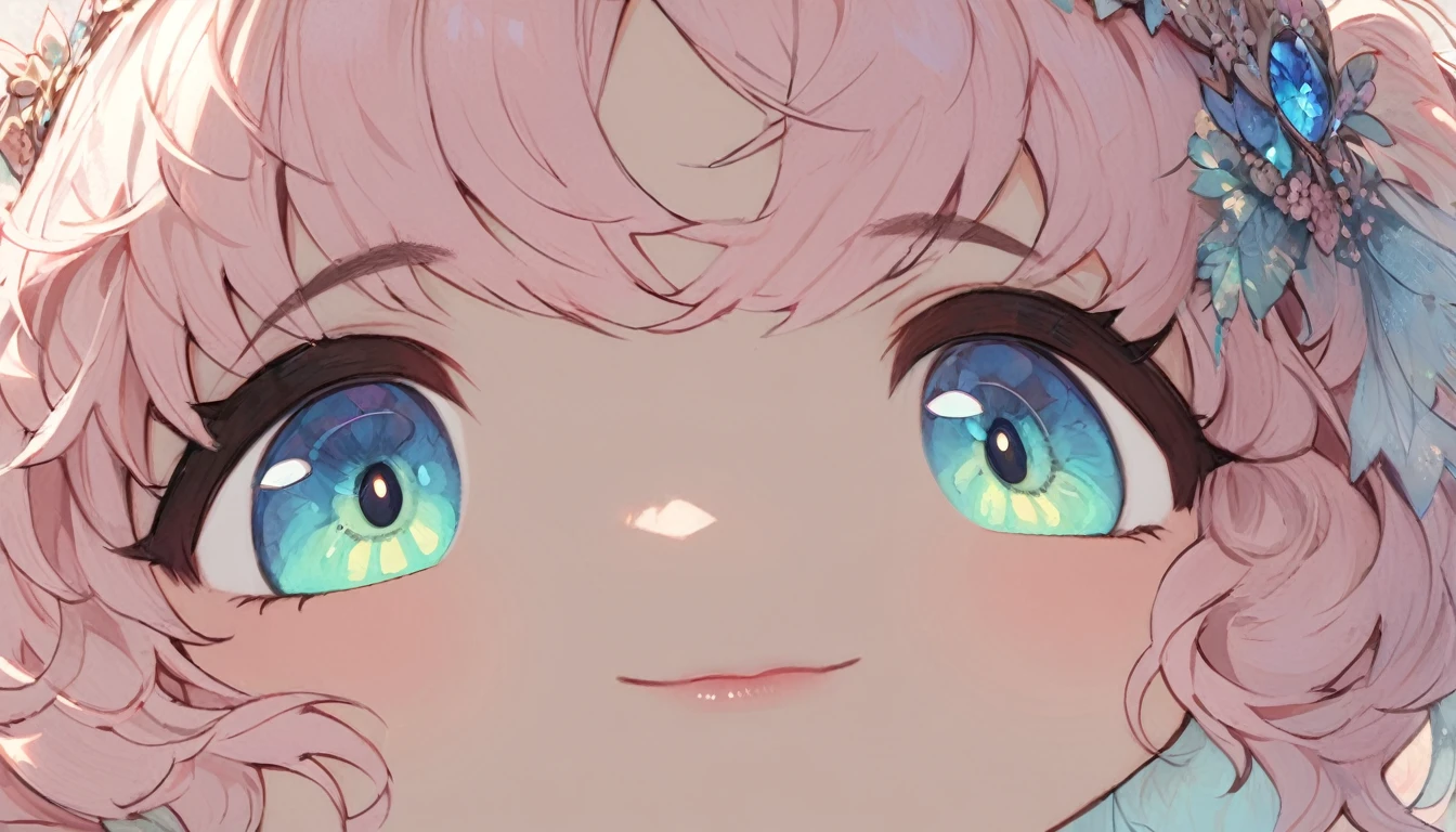 realistic chibi girl, beautiful detailed eyes, beautiful detailed lips, extremely detailed face, longeyelashes, cute expression, tender, soft pastel colors, natural lighting, detailed background, intricate details, delicate, ethereal, magical, whimsical, enchanting