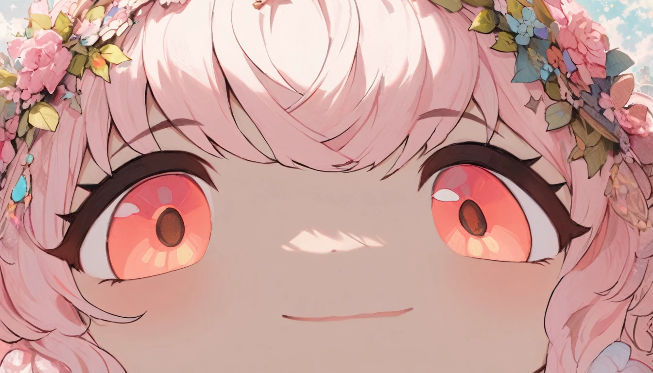 realistic chibi girl, beautiful detailed eyes, beautiful detailed lips, extremely detailed face, longeyelashes, cute expression, tender, soft pastel colors, natural lighting, detailed background, intricate details, delicate, ethereal, magical, whimsical, enchanting