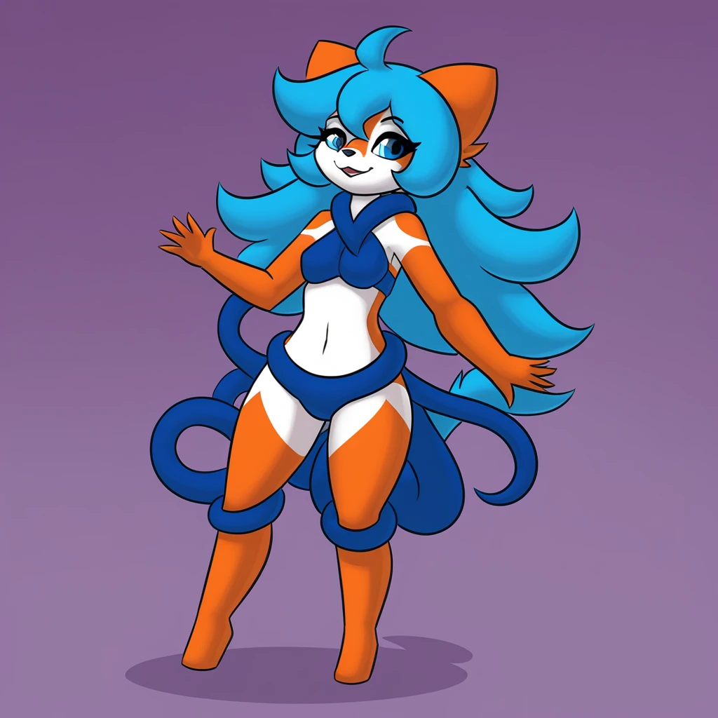Marcotte, Heretical Sister in tentacle flying type art style