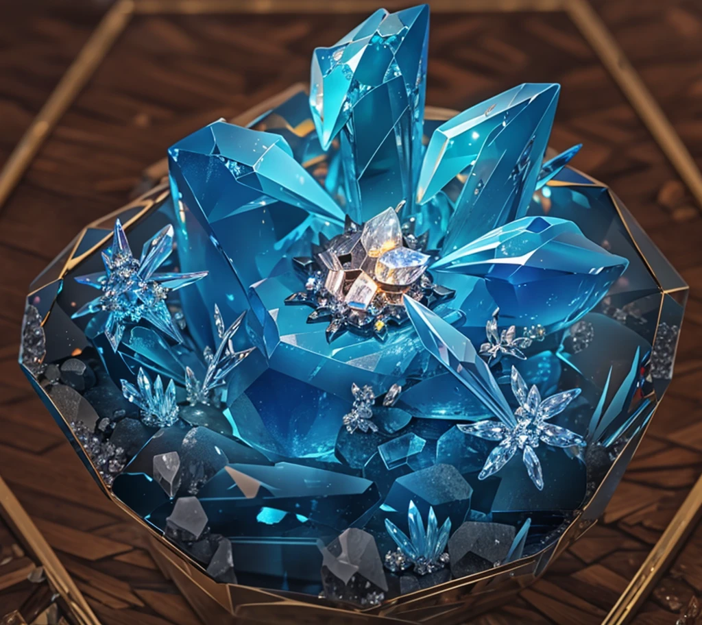 masterpiece, best quality, (((Crystal))), ice material, Beautiful crystal dragon claw,transparent,Luminescence