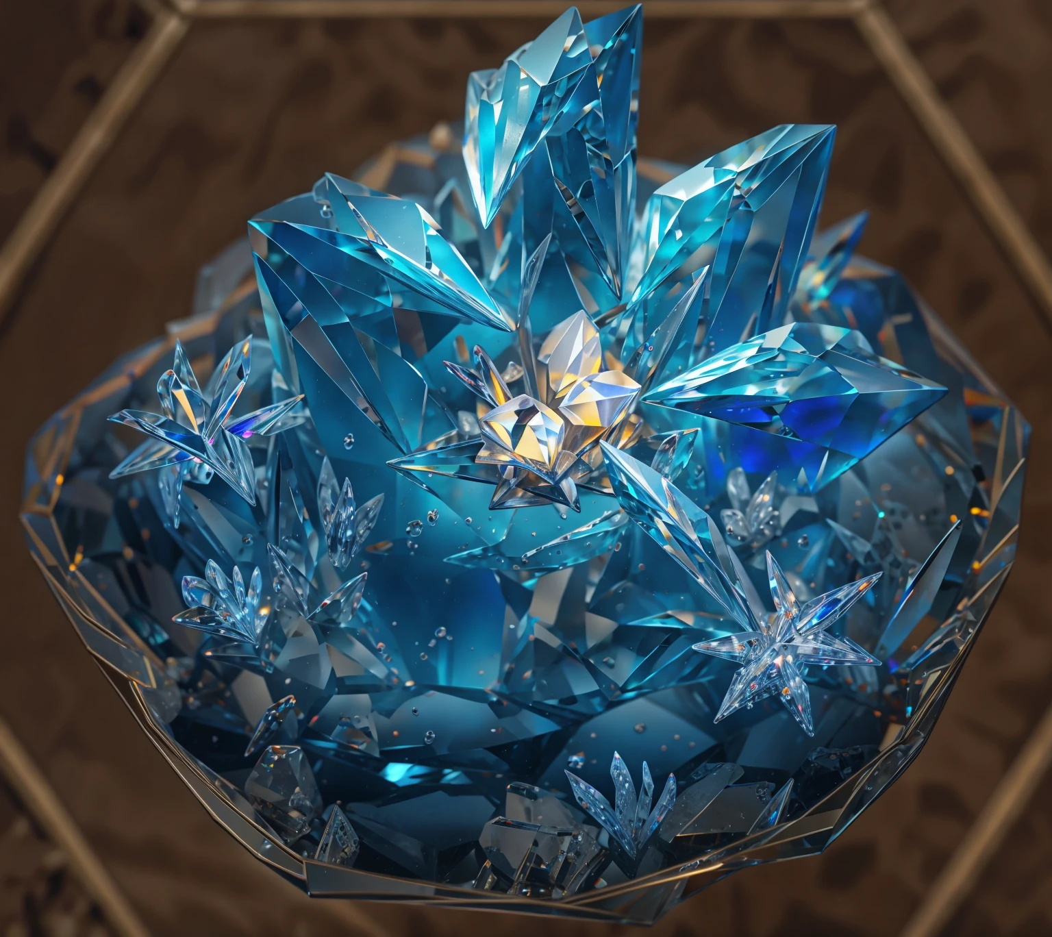 masterpiece, best quality, (((Crystal))), ice material, Beautiful crystal dragon claw,transparent,Luminescence
