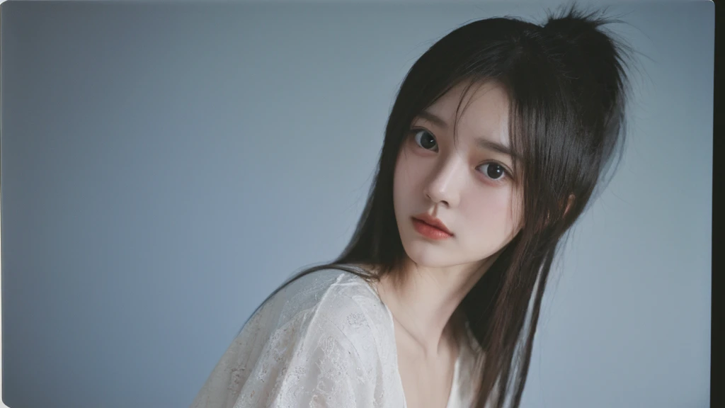 8K, Practical, real, Human Development Report, 6000K, Beautiful portrait photos, full-body shot,best quality, masterpiece, Very detailed, Extremely detailed, 1girl, military uniform, Japan, Checkpoint in the background, Clear focus,Creating a super punk scene,Desaturated deep red and blue details, Brightly colored Polaroid photos, (holiday, high resolution:1.3), (small, Selective focusing, Europe:1.2), Artworks by Katsuhiro Otomo