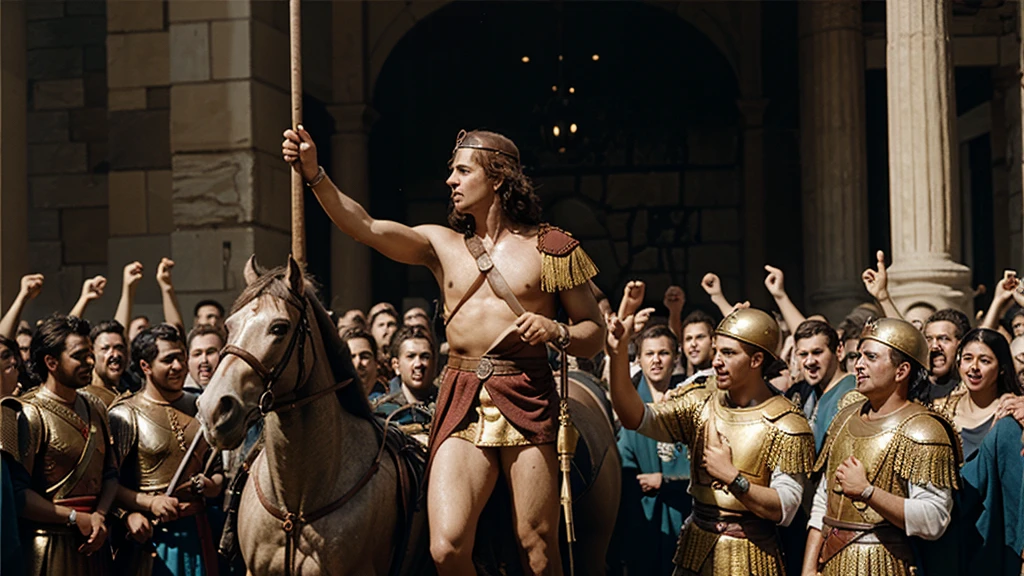 alexander the great greeted by his people