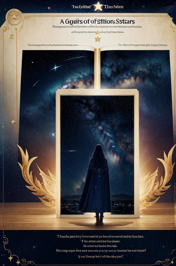 / imagine prompt: a Book theme page ("Guardian of stars")