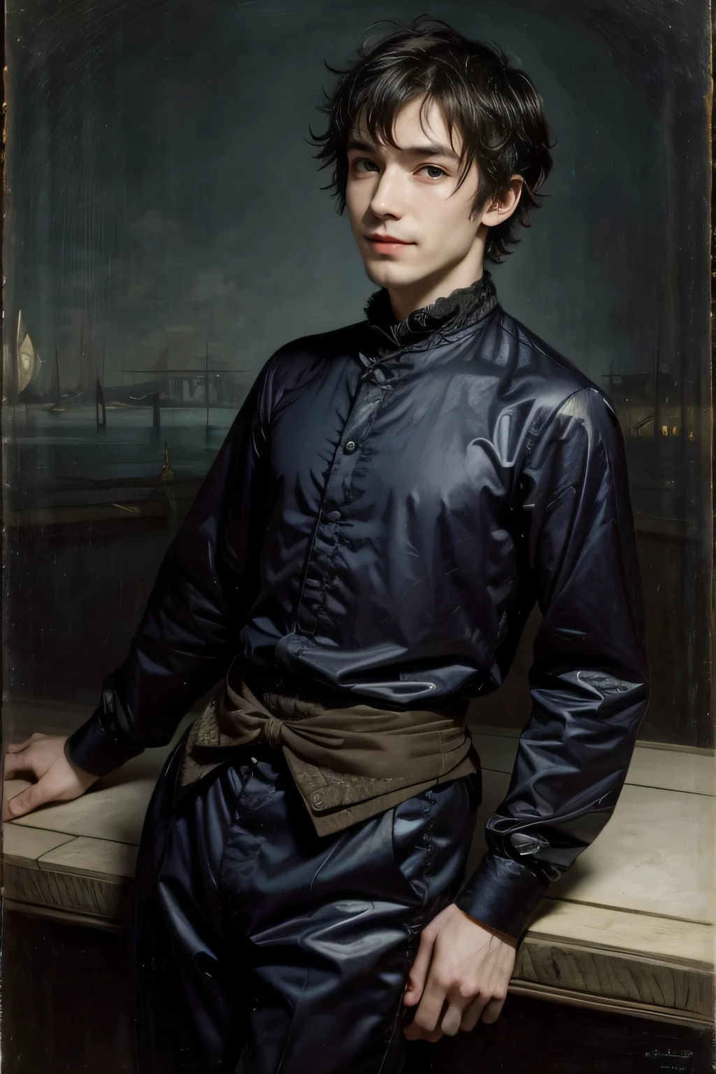 James Whistler's Nocturne., cute smile beautiful boy