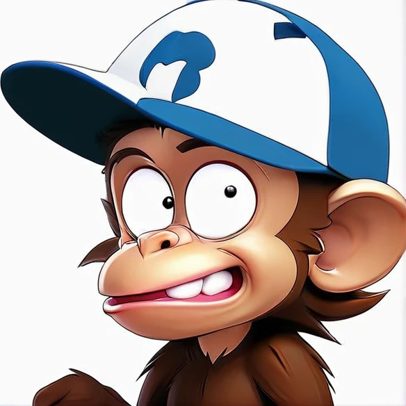 Funny monkey boy