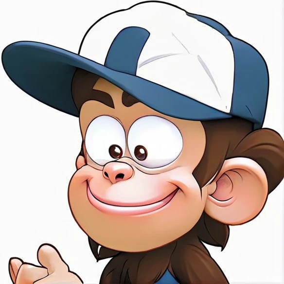 Funny monkey boy