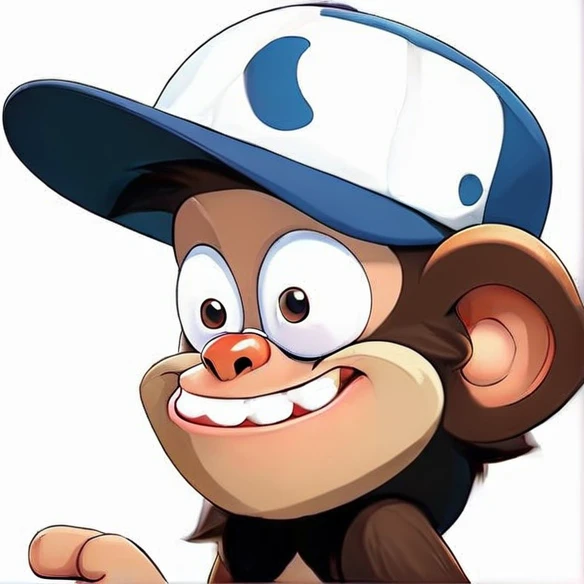 Funny monkey boy