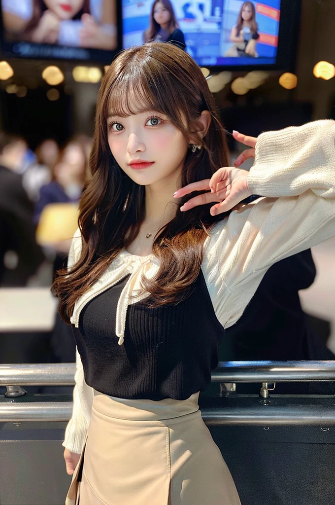 (masterpiece:1.5)、(Realistic:1.5)、(Highest quality:1.4、8K、RAW Photos)、 Ultra-high resolution、Professional Lighting、Perfect dynamic composition、Film Grain、chromatic aberration、(Bokeh:1.1)、 Frank、Sophisticated、charm、超Realistic、High detail、Golden Ratio、 girl)、細身のgirl、繊細でcharmgirl、Cute Woman:1.4、 Looking at the audience、Light brown hair、Shiny Hair、Hairstyle: Long Hair、 Realistic looking skin、Beautiful Eyes、double eyelid、mini skirt, (skirt lift:1.3), (from bottom:1.3)