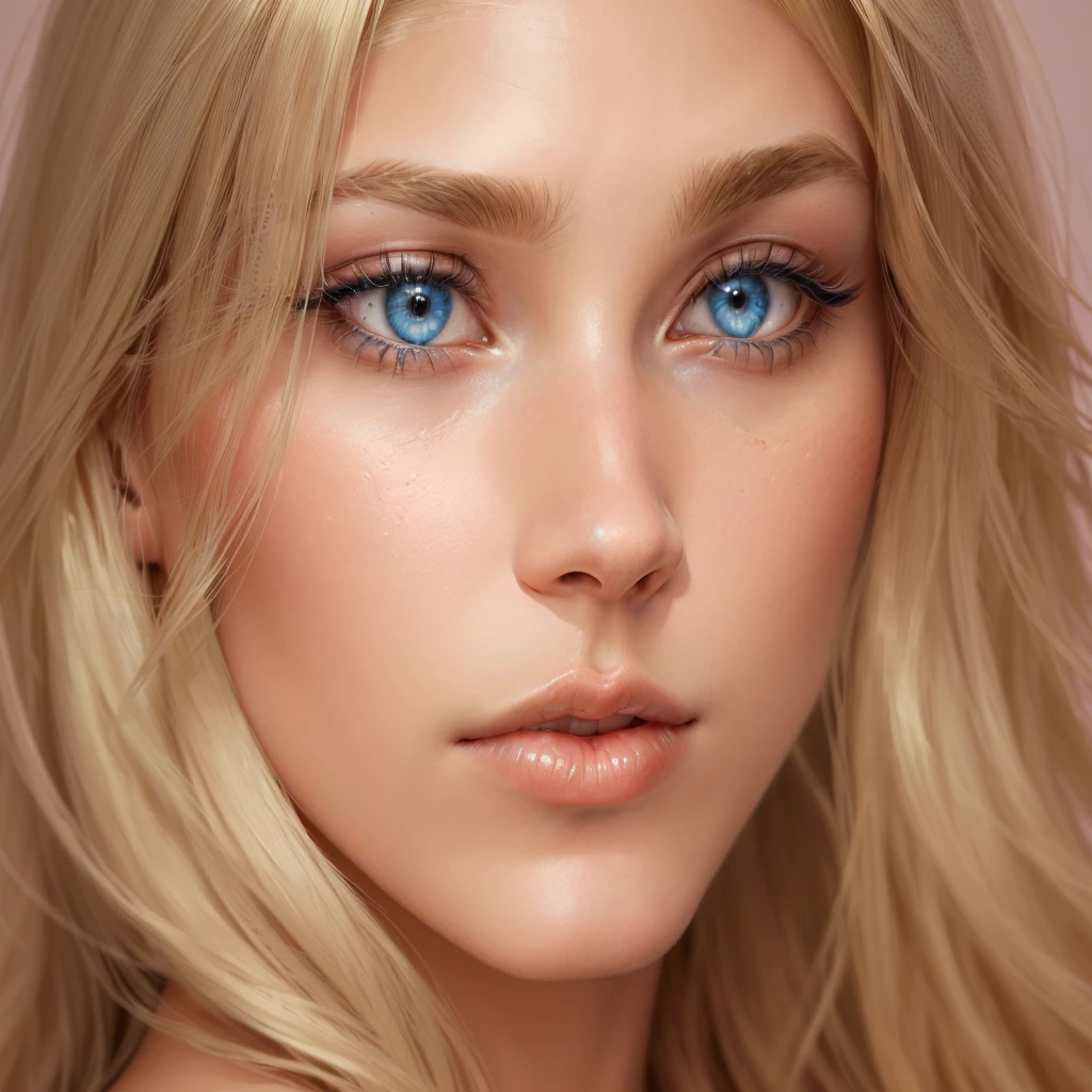 femme blonde aux yeux bleus et aux longs cheveux blonds posant pour une photo, cheveux blonds et yeux bleus, cheveux blonds, yeux bleus, visage parfait ), beau visage et peau impeccable, close-up visage parfait, cheveux blonds et grands yeux, cheveux blonds, yeux bleus, visage extrêmement beau, Très beau visage, maquillage subtil, Visage impeccable, detailed visage parfait, visage parfait and eyes