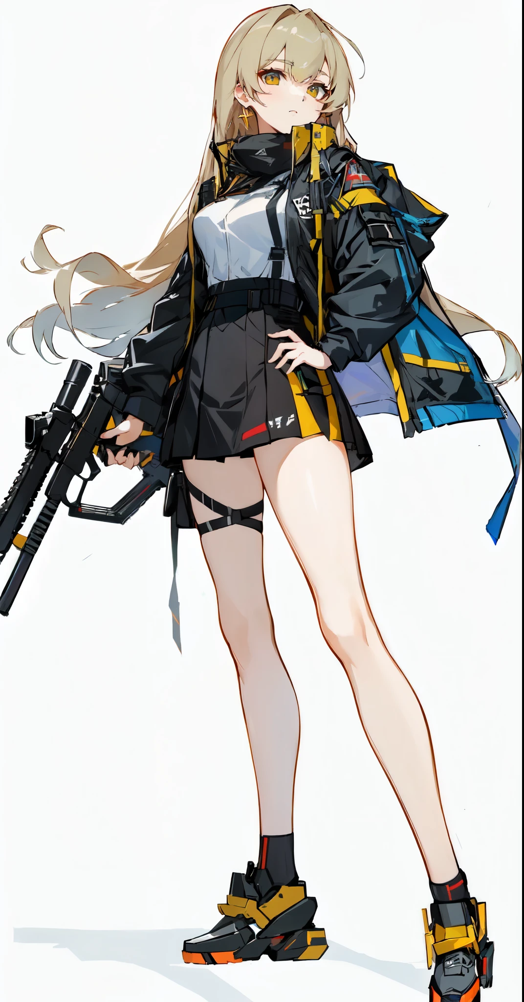 anime girl with gun, from girls frontline, fine details. girls frontline, girls frontline style, m4 sopmod ii girls frontline, girls frontline cg, girls frontline universe, girls frontline, kantai collection style, from arknights, mechanized soldier girl, azur lane style, from the azur lane videogame, masterpiece, highest quality, 8k, beautiful, anime girl,