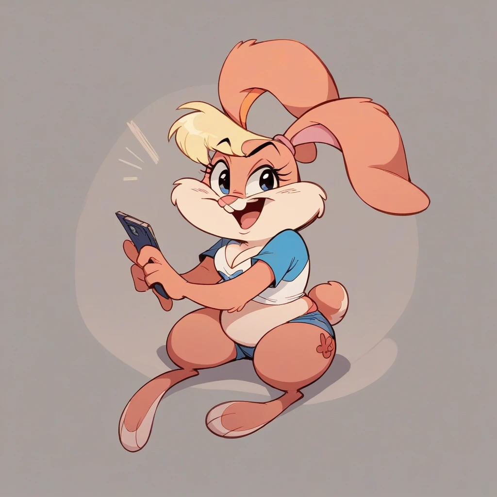 Tiny toons babs bunny big size cilicone tits