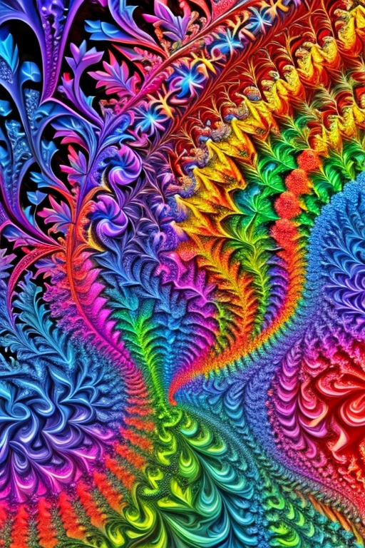 (Fractal Art: 1.5), colorful, The finest details, 