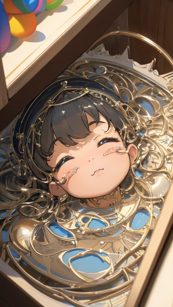 {{{{{Kindergarteners,,3 year old cute very young ,very cute baby face,}}}}}{{{detailed face,close eyes,}}},in the room,sunlight{{{masterpiece}}}, {{{hyperrealistic}}},{{{best quality}}},{{{ultra-detailed}}},{illustration}, {{{an extremely delicate and beautiful}}},{{{extremely detailed CG}}}