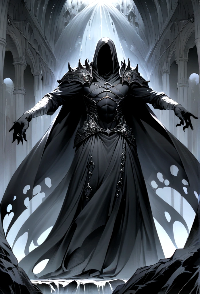 image of a reaper of souls, dressed in a dark and squalid blanket