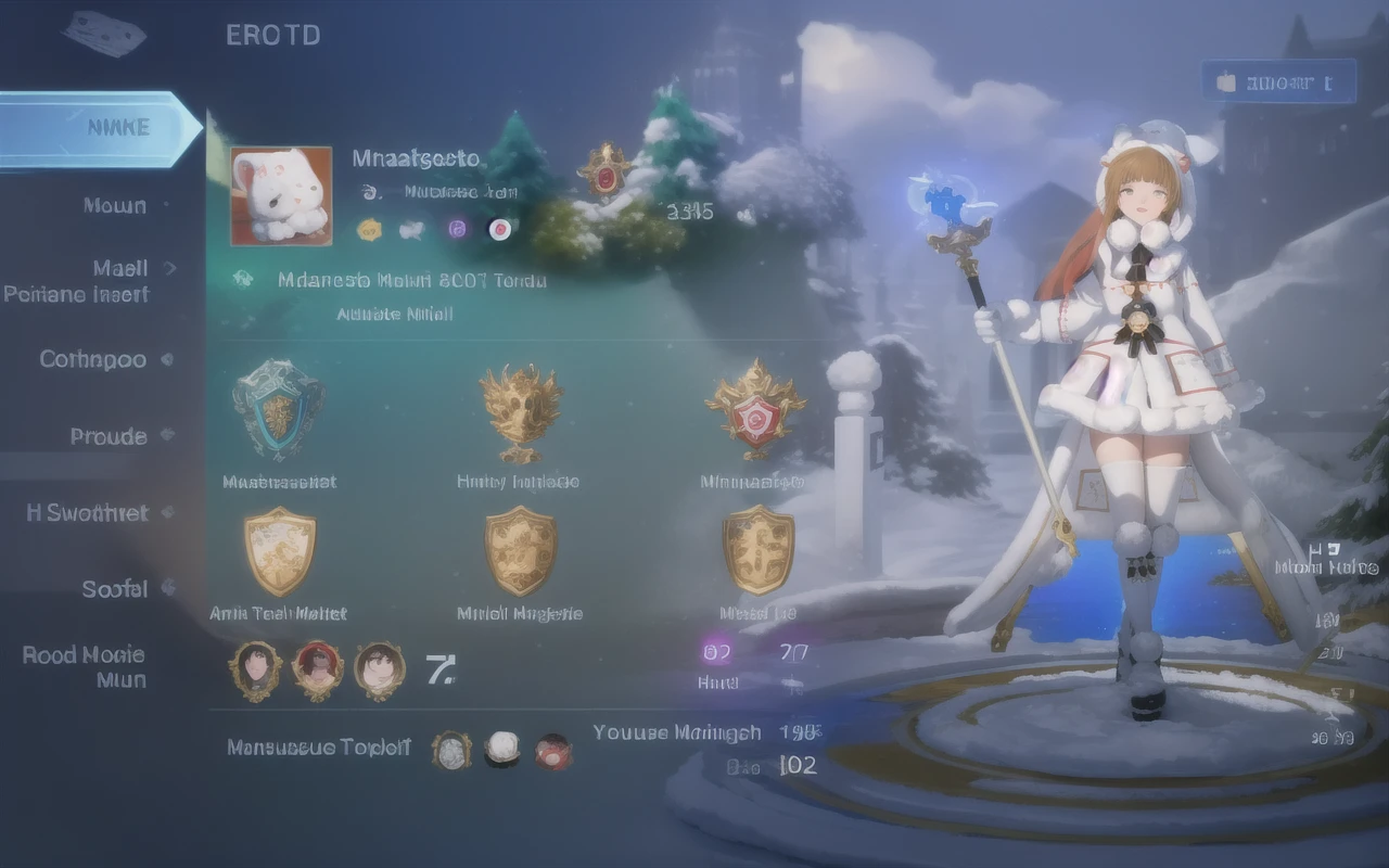 (masterpiece:1.3), (absurdres:1.3), (best quality:1.3), 1girl, looking at viewer, smile, outdoors, snow, full body, paw pose, momijifi, halo, hood, fur trim, animal hood, winter clothes, white coat, gloves, fur-trimmed hood, fur-trimmed coat, pantyhose, fur-trimmed- sleeves, fur-trimmed capelet, fur-trimmed boots,