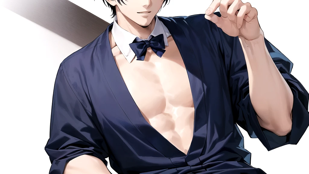 a close up of a person with a shirt on and a shirt on, handsome anime pose, anime handsome man, manga style of kentaro miura, handsome japanese demon boy, sui ishida art manga, kentaro miura manga style, muscular!!, kentaro miura manga art style, tall anime guy with blue eyes, yaoi, oppai, man, boy, sex, He is feeling flushed, ikemen, missionary position sex, he is sexy, nsfw, aroused during sex, hot