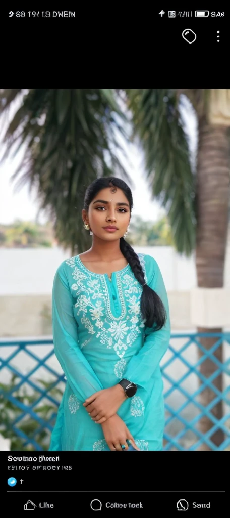 Create a no dress outfit in indian girl