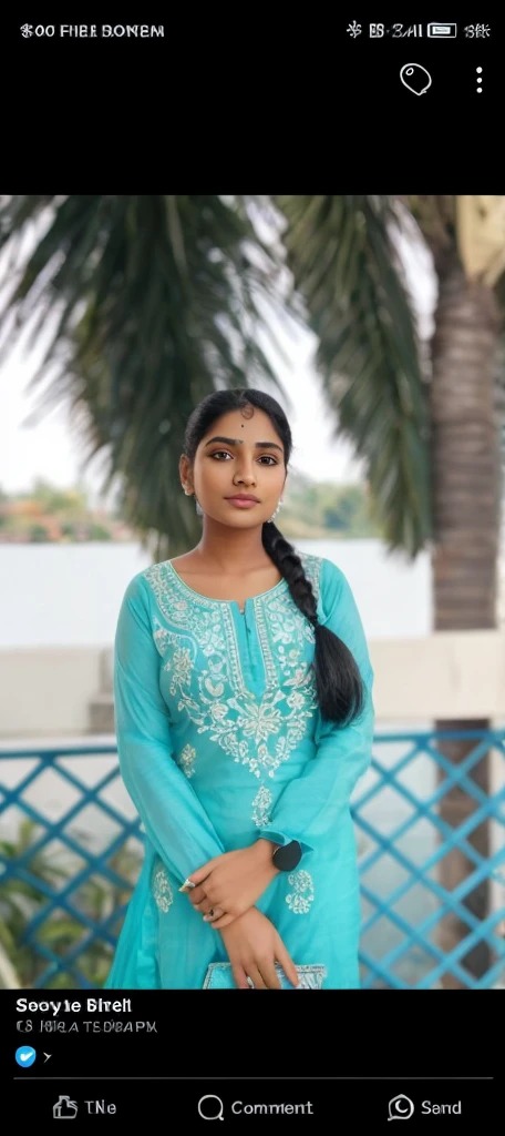 Create a no dress outfit in indian girl bif and nude